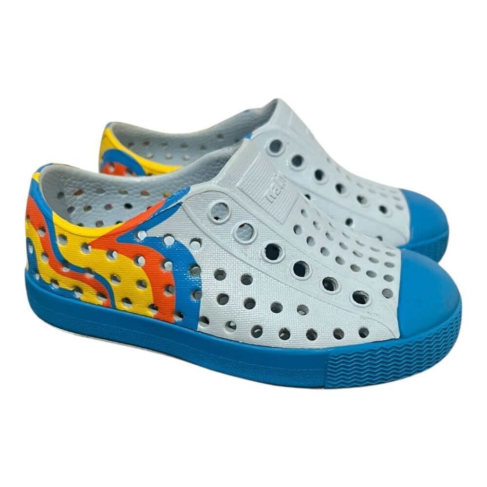 Jefferson Block, Air Blue Wave Abstract Block Sugarlite Toddler c6